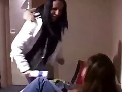 Two sluts gets raped for catfight